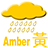Yellow Rainstorm Warning Signal
