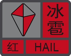 Red Warning of Hail